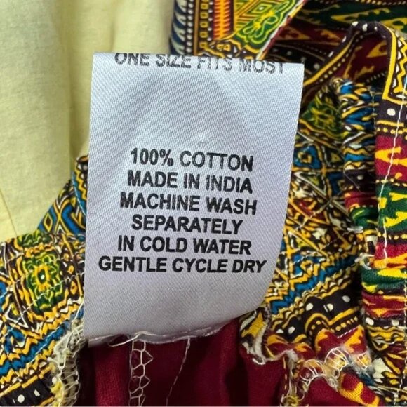 Kara Chic by NF Dashiki Maxi Skirt One Size African Print Cotton Boho Festival - Picture 11 of 11